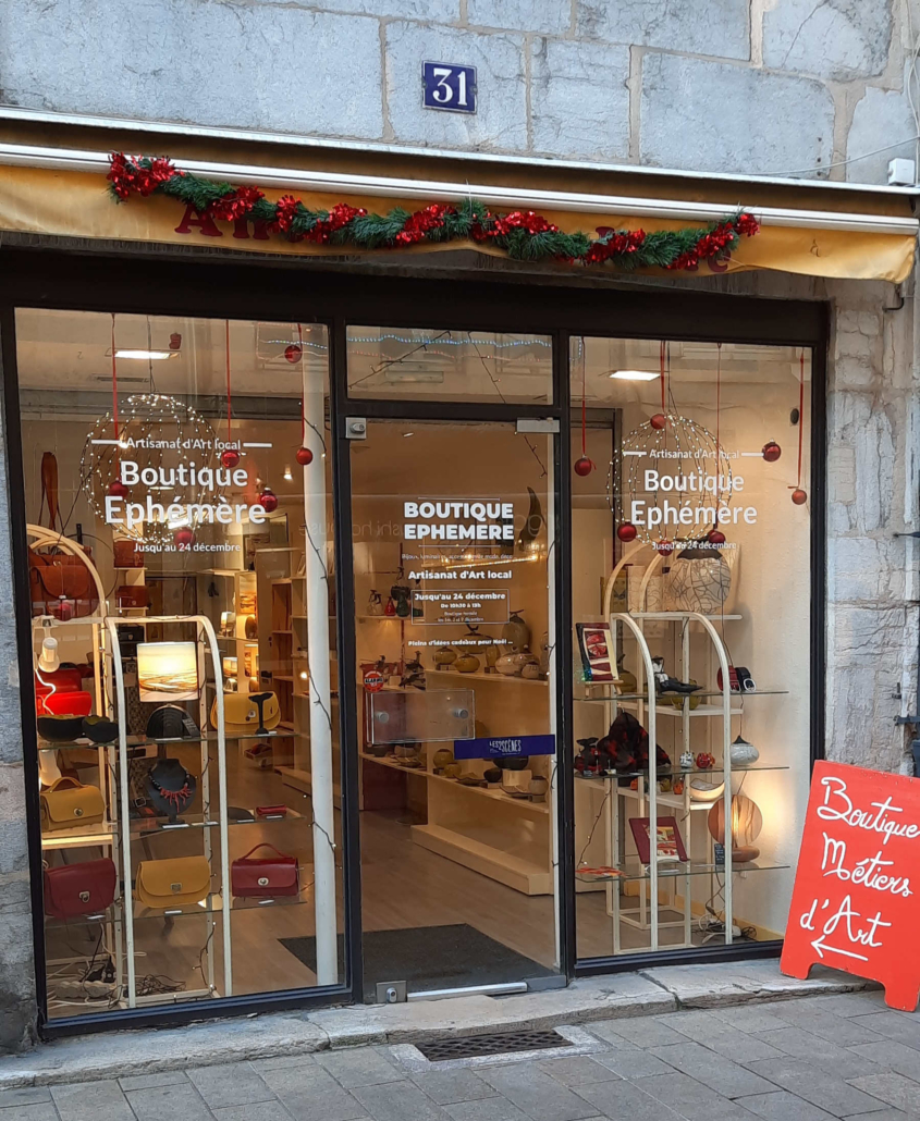 Boutique éphémère de Noël à Besançon